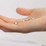 Bezel Set Minimalist Engagement Ring 0.4ct Baguette Diamond 14k Yellow Gold Over