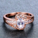 4.5ct Oval Cut VVS1 Diamond Engagement Ring 14k Rose Gold Over Classic Solitaire