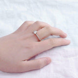 2.5ct Round Cut VVS1 Diamond Engagement Ring 14k Rose Gold Over Antique Milgrain