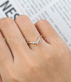 0.3ct Round Cut Simulated Diamond Crown Wedding Band 14k Yellow Gold Plated