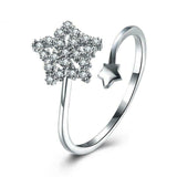 1.7ct Round Cut VVS1 Diamond Engagement Ring 14k White Gold Finish Hollow Bypass