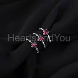0.5ct Round Cut Simulated Ruby Minimalist Engagement Ring 14k Yellow Gold Plated