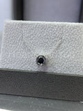 0.5ct Round Simulated Diamond Bezel Set Pendant with Chain 14k White Gold Plated