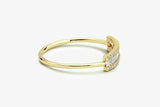 2ct Engagement Ring Baguette Cut Diamond Horizontal Channel 14k Yellow Gold Over
