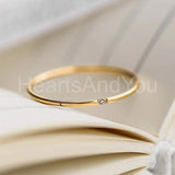 0.1ct Round Cut Moissanite Bridal Set Trilogy Minimalist 14k Yellow Gold Plated