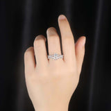 2ct Engagement Ring Round Cut Diamond Princess Crown Design 14k WhiteGold Finish