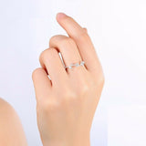 1.2ct Round Cut VVS1 Diamond Engagement Ring 14k WhiteGold Finish Leaf Solitaire