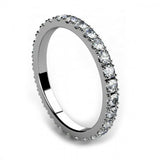2ct Round Cut VVS1D Diamond Eternity Wedding Ring Band 14k White Gold Finish