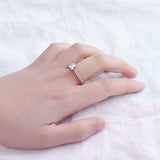 2ct Round Cut VVS1 Diamond Engagement Ring 14k Rose Gold Finish Antique Milgrain