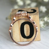 2Ct Cushion Cut DVVS1 Diamond Vintage Halo Engagement Ring 14K Rose Gold Finish